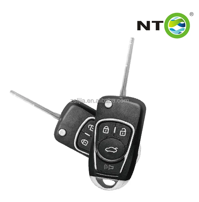 NTO Protective Three Buttons Remote Blank Universal Car Key Case Cover Chain Vehicle Keys Programmer For Toyota