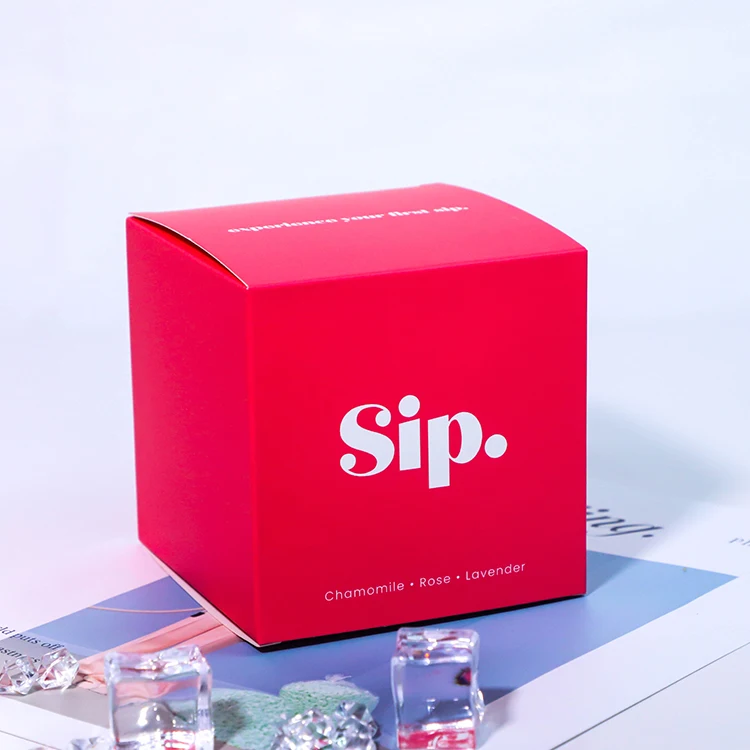 Short lead time printing customize rainbow colors series Customer cosmetic products box package