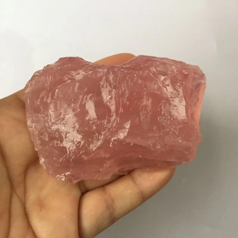 wholesale natural raw rose pink crystal Stone rough rose Quartz healing stones