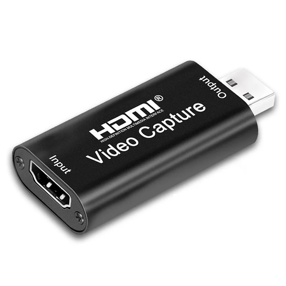 
HDMI to USB Video Capture Card for Live Streaming HD Video Capturing Support Input 4K HDMI video Captur Cards 