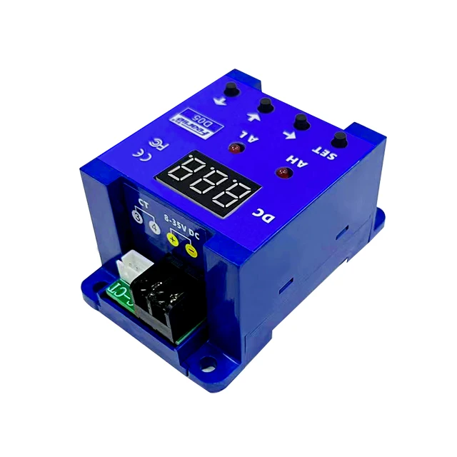 DC current measured and monitored relay alarm output adjustable dc current sensing switch