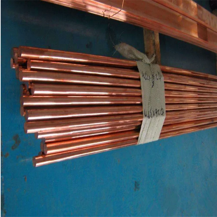Cheap Factory Price brass round rod copper ground rod tungsten copper bar for electrical accessories