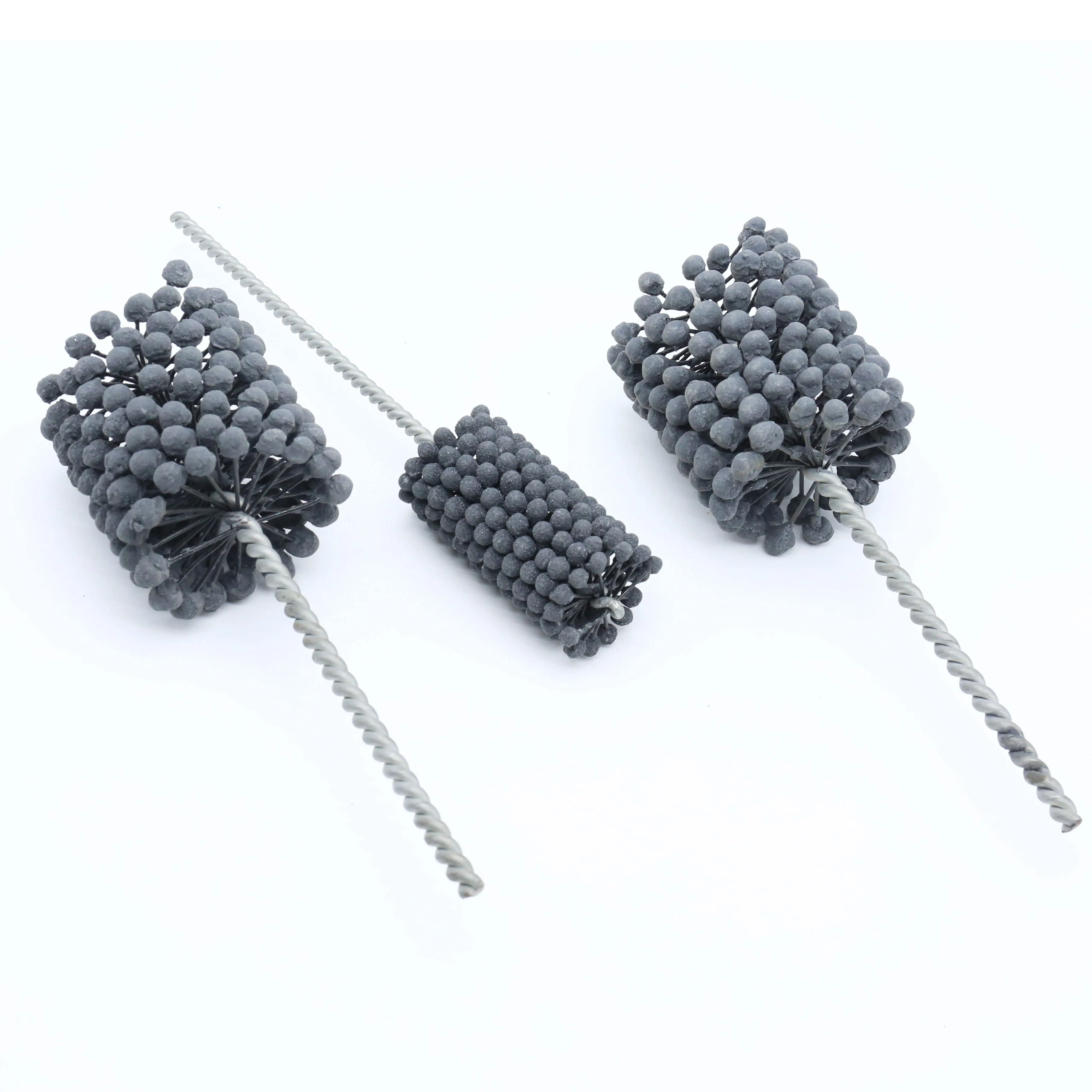 silicon carbide abrasive 180 grit professional flexible ball type honing brush abrasive filament brushes