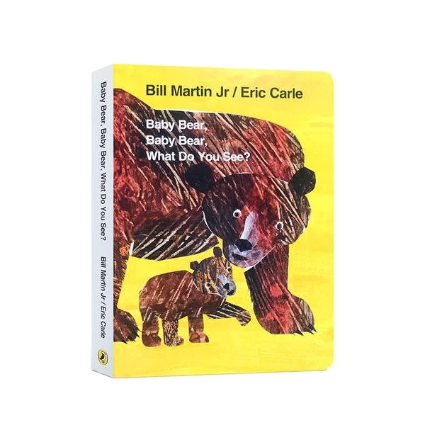  Eric Carle children book Baby Bear What Do You See? Board