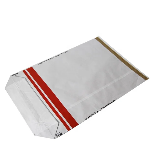 10kg 25kg Feed and feed additives 2-3 ply kraft paper bag with PE liner