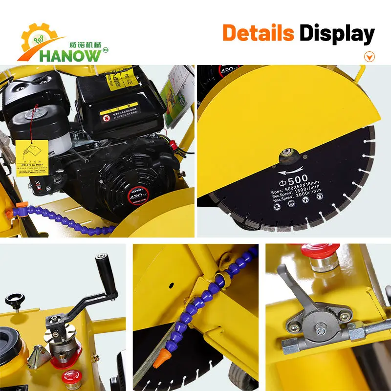 Wholesale Supply Reinforced Cutting Machine Asphalt Cut Saw Diesel Gasoline Electric Concrete Cutter