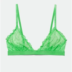 Custom Sexy Breathable Pink Leopard Print Plus Size Spandex Wire Free Push Up Top Bra For Women