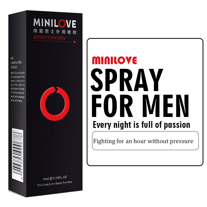 Minilove 10ml male delay spray to prevent premature ejaculation penis cream pills  penile erection lasts 60 minutes