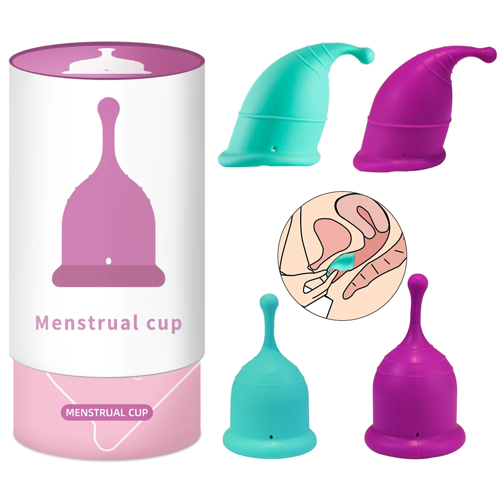 Cupidlover Wholesale 100% Reusable Medical Grade Silicone High Quality Copa Menstrual Cup Ladies Menstrual Cup