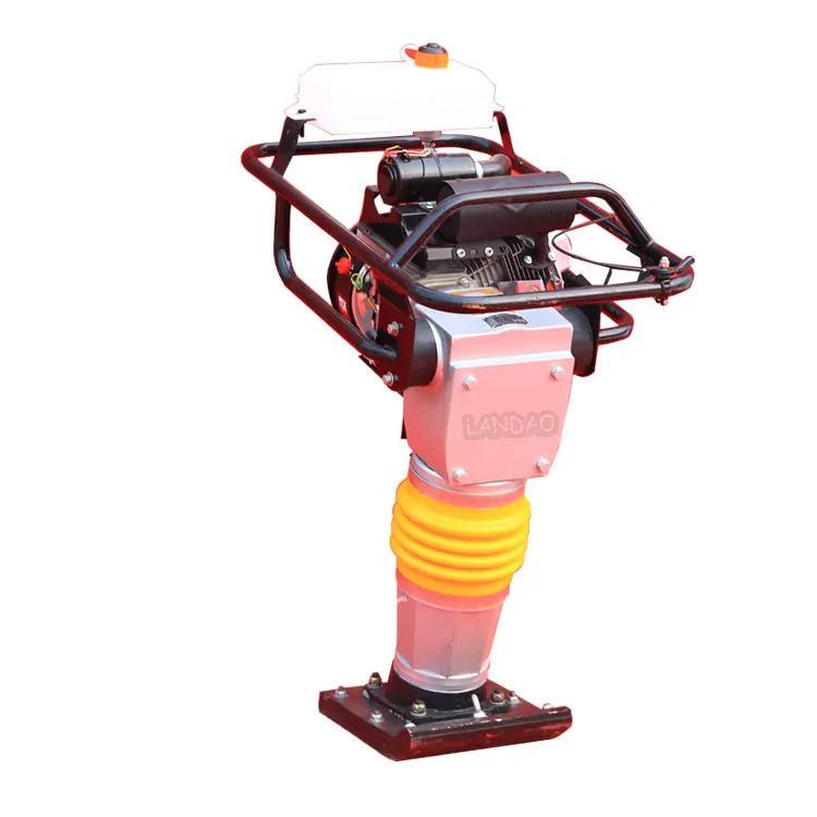 Строительный дорожный портативный вибрирующий Электрический уплотнитель вибротрамбовка