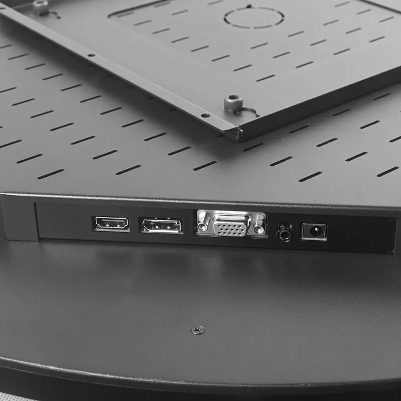 23.6 Inch Round Lcd Digital Signage Display 1500 Nits Circular Screen Ultra High Brightness