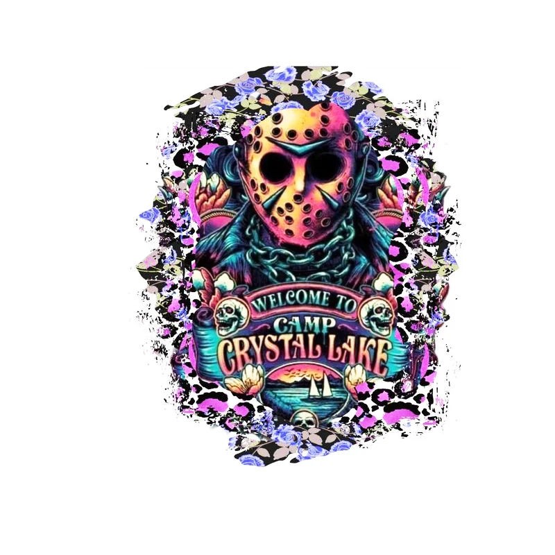 2023 Halloween PET DTF plastisol heat transfers custom vinyl film ready to press