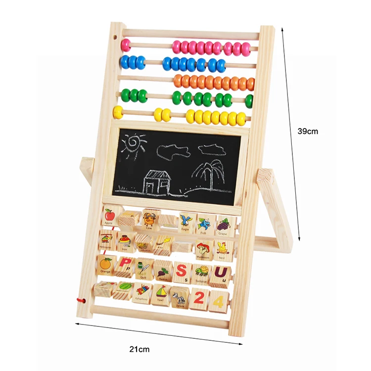 BDJ Hotsale Early Intelligence Baby Educational Toys Wooden Black& White Drawing Board Toys