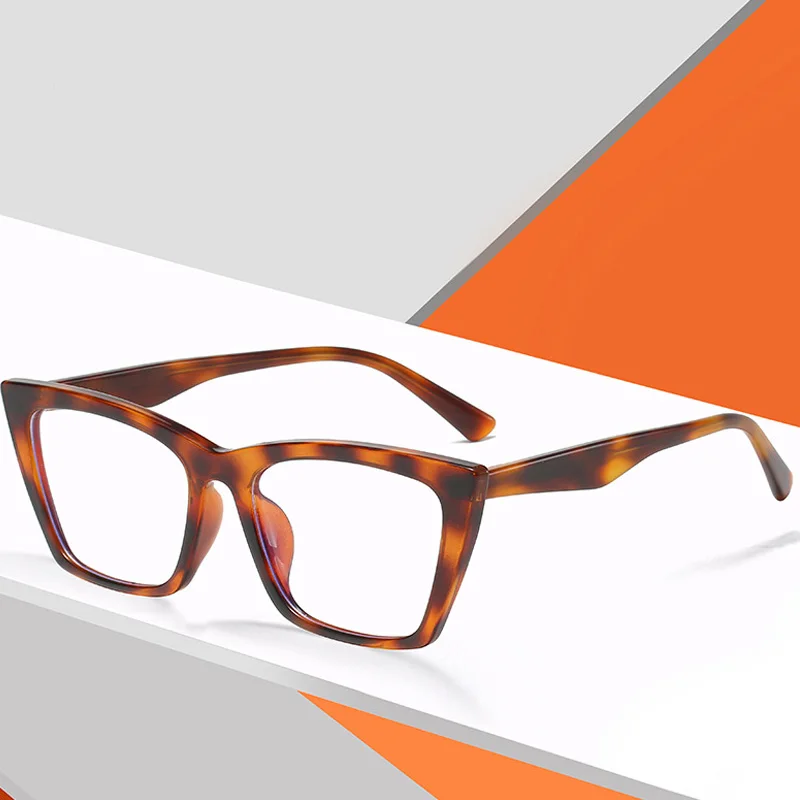 Anti Blue Light Acetate Cat Eye Eyeglasses Frames Luxury Brand Glasses Tr90 Spring Hinge Frame Glasses For Women