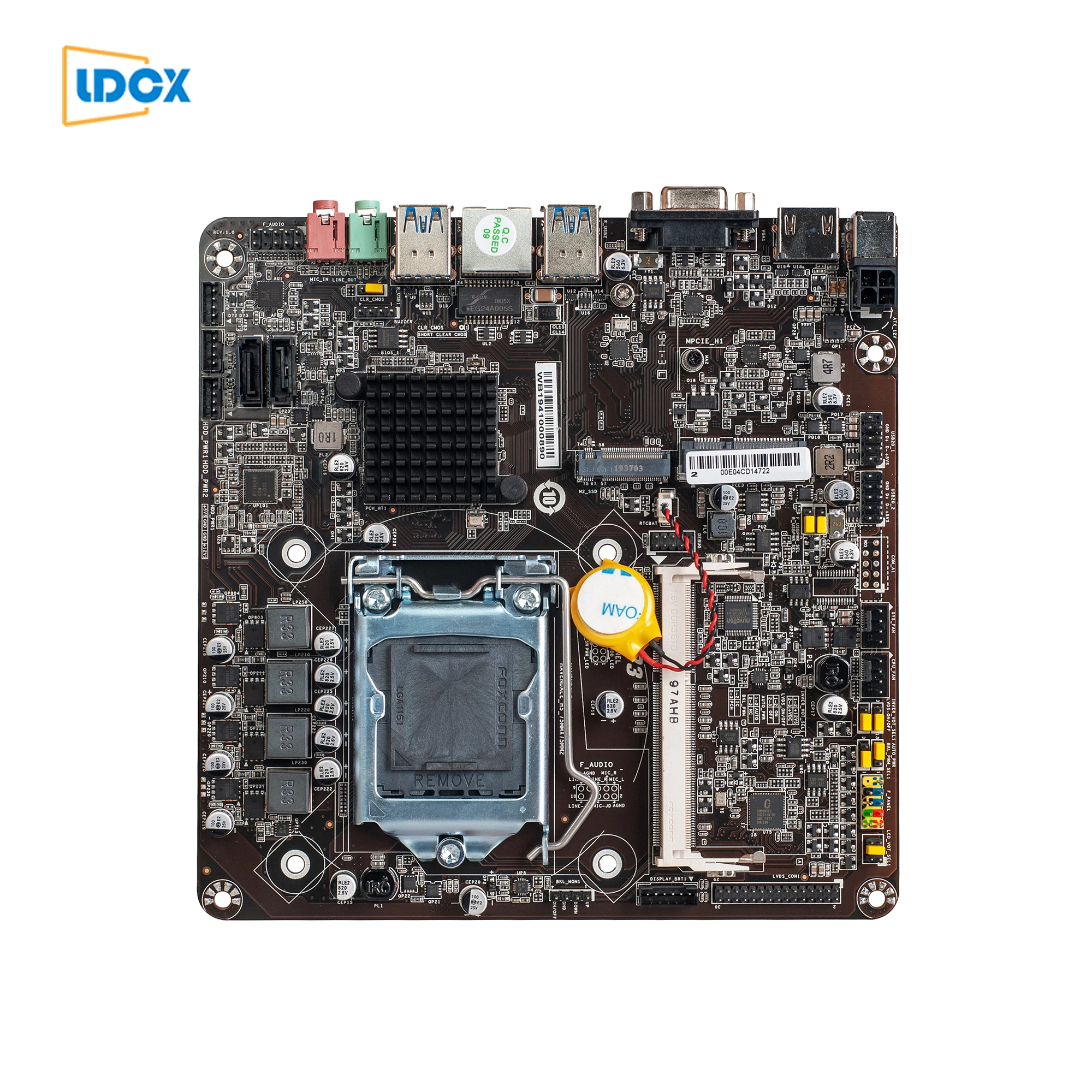 
LDCX H310 DDR3 LGA1151Intel 6/7/8/9 generation MiniITX computer motherboard 