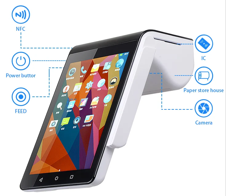 SUP-APOS077 dual screen android handheld smart cashier payment terminal