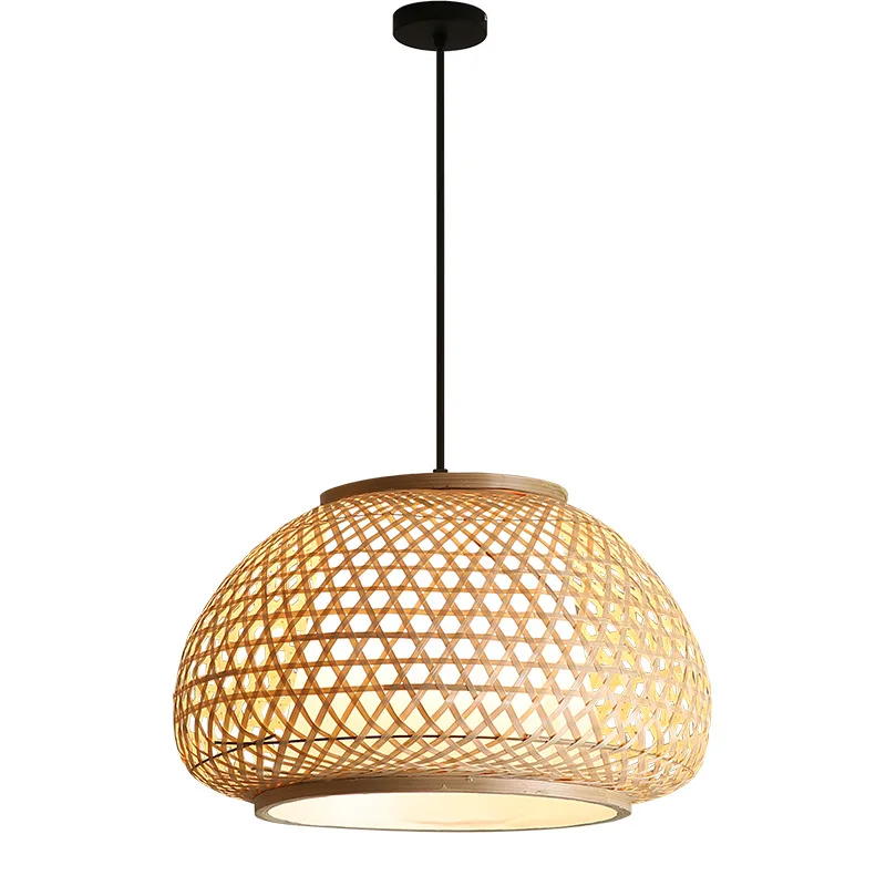 Japanese Handmade natural bamboo pendant light