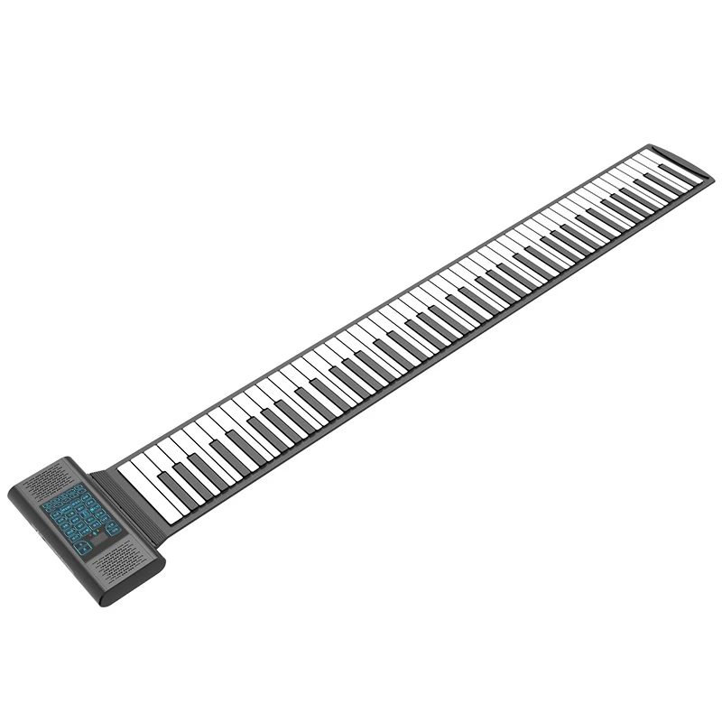 Built-in Speaker Oem Portable Digital Piano With  Electronic Roll Up Piano