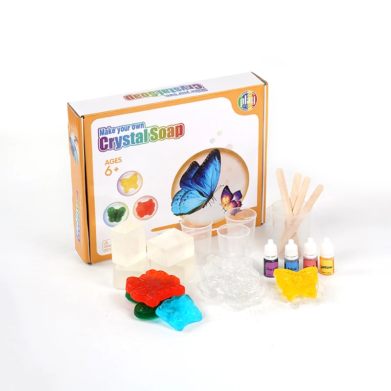 LFDIY6093 Diy Soap Mold  Handmade Silicone Mold Soap Making Lab Science Toys Educational Kit