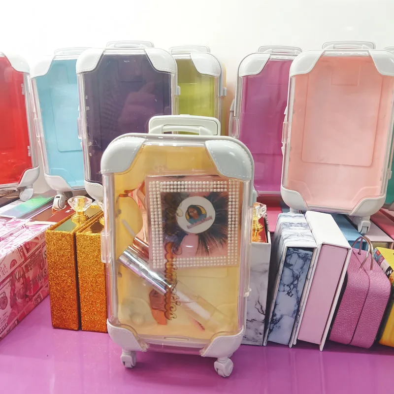 Рождественские поставщики, коробка для ресниц, пушистая 20 мм 15 мм, поставщики натуральных норковых ресниц, норковый 25 мм мини-чемодан, упаковочная коробка