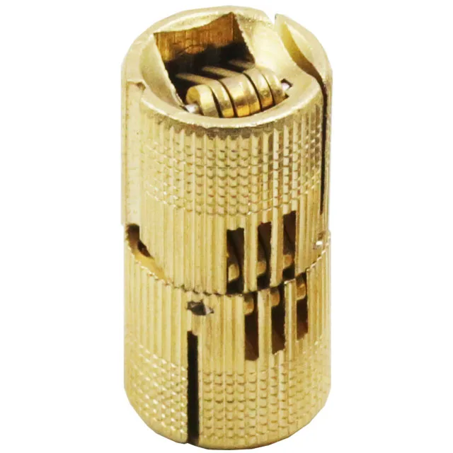 10mm Brass Concealed 180 Degree Opening Angle Invisible Cabinet Furniture Hinges