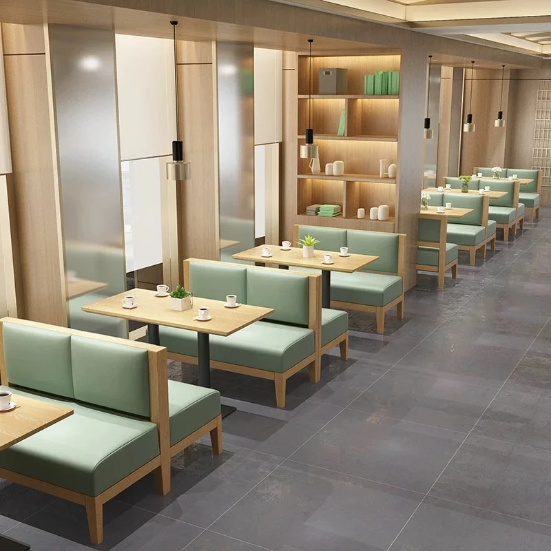 Theme Western tea restaurant tables chairs booth card seats hamburgers cake dessert bars coffee shops tables chairs