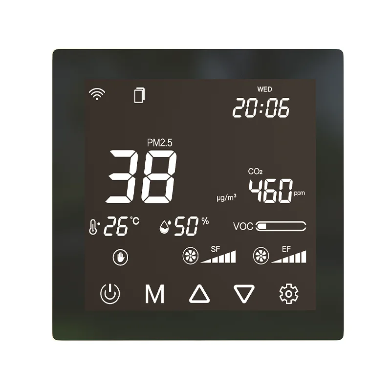 Touchable сегментный код LCD вентиляционные системы контроллеры