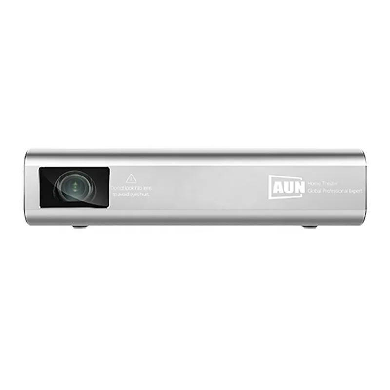[2020 Good Newest] AUN Projector X5| Android WIFI, 3G 32G,10500mAH Battery, 4K 1080P Portable Video MINI Projector Laser Beamer