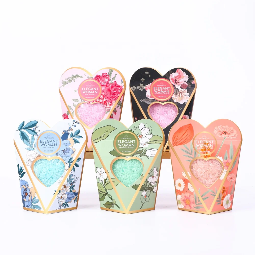 Manufacturers Custom Private Label Aromatherapy Vegan Scented Relaxing Natural Luxury Bath Salts