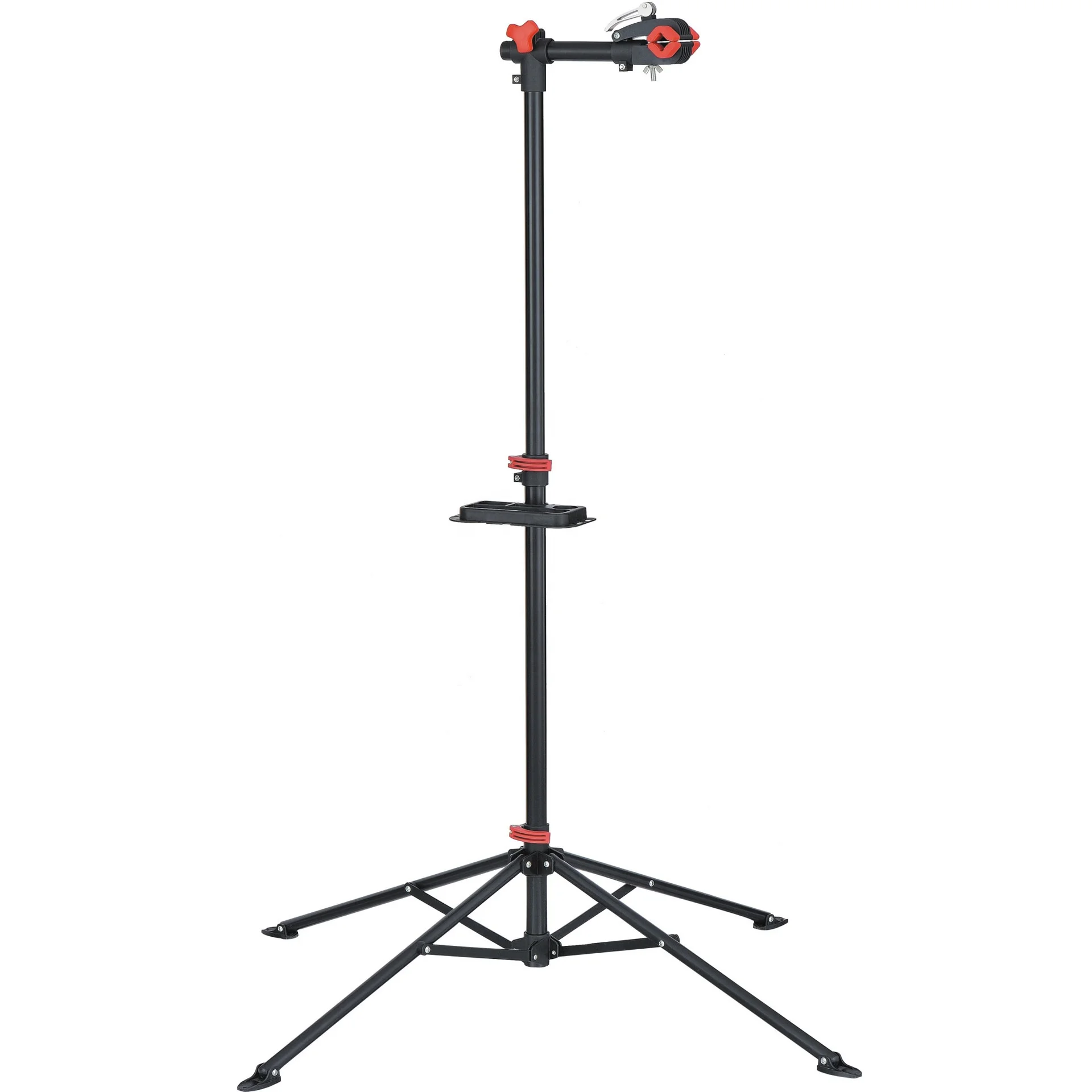 Height Adjustable Repair Stand 30kg Load Capacity 360 rotate metal robust bike Bicycle Repair Stand with Magnetic Tool Tray