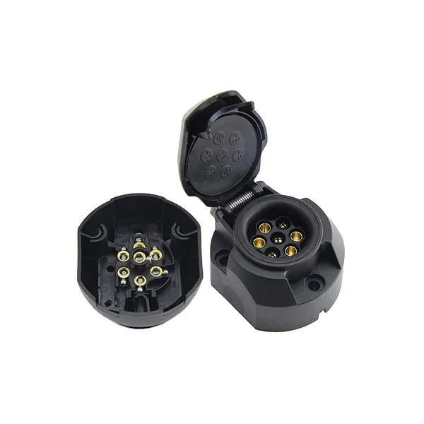 European Type Aluminum 7P truck and trailer parts socket