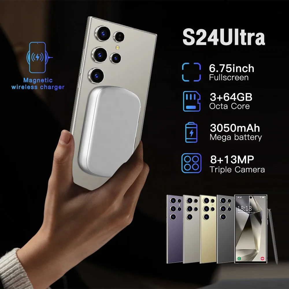Original phones s24 ultra Smartphones 64GB 3GB 5G Dual SIM Cellphone Mobile Phone 5g smartphone