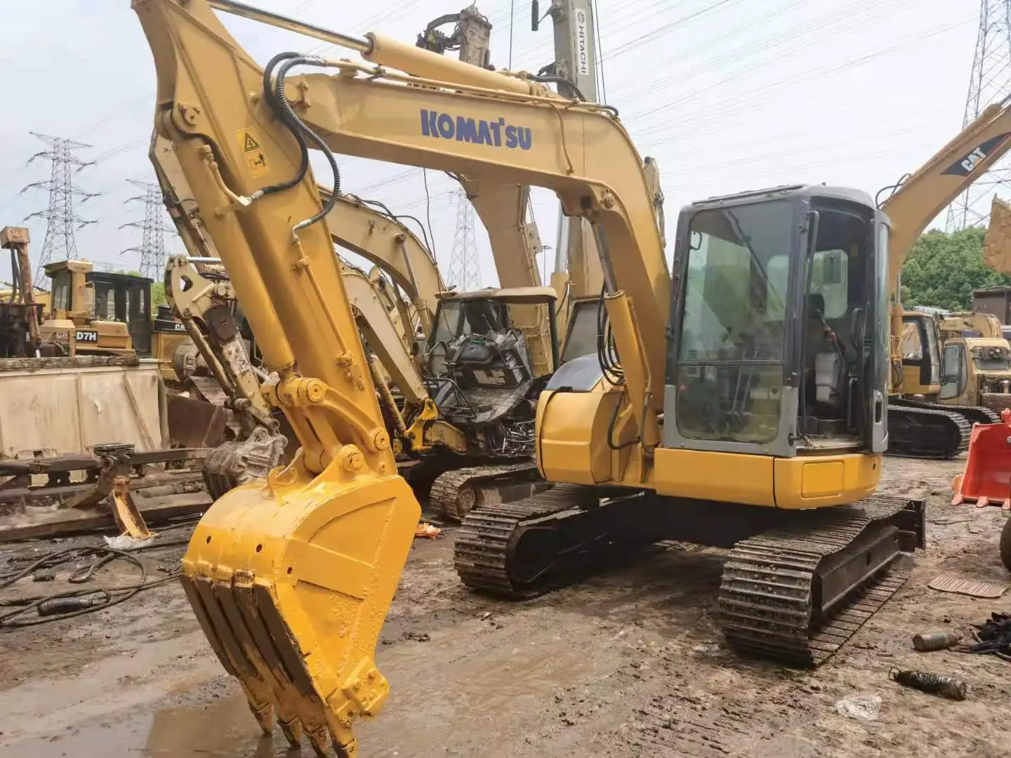 Использованы японский строительные машины Komatsu PC-78US б/у большегрузного оборудования Самый дешевый топливные фильтры для