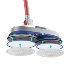 BaoJia Koead Round wipe head for Electric Non-woven Fabric Floor Disposal Mop Wipes for Home and Hotel wet wipe floor mop