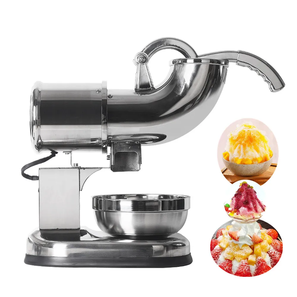 Free  Electric Ice Cones Machines Stainless Steel Snow Cone Ma