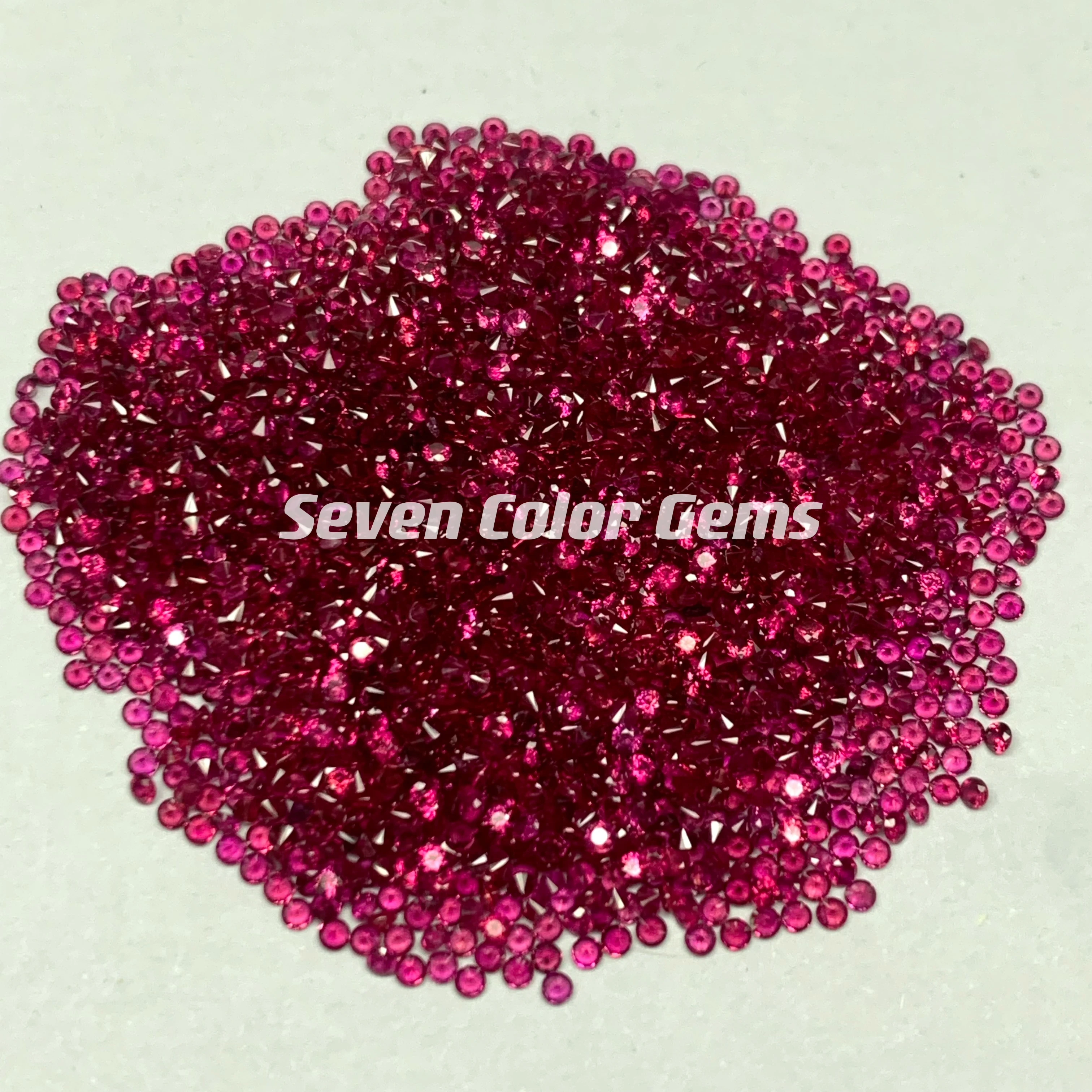1.0-1.4mm Red Ruby natural gemstone blood red, Round brilliant cut Top quality ruby , outstanding Luxurious, price per carat.