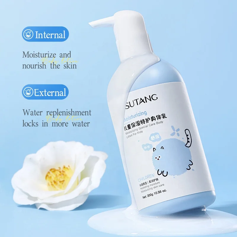 BISUTANG Avocado Extra Care Body Milk Vitamin E Hydrating Non-Greasy Face Cream for Children Moisturizing Lotion for Skin