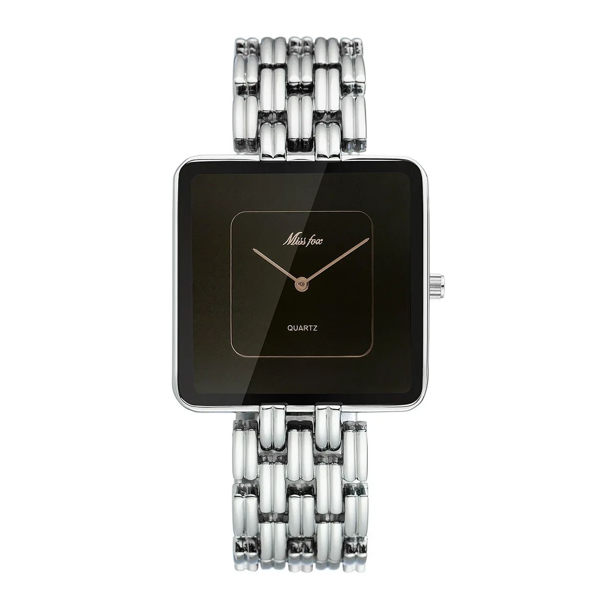 Hot sale black simple watches women fashion casual minimalist watches square style ladies gold watches girls women timepieces