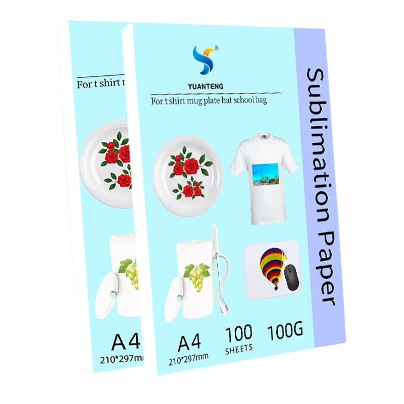A4 Sublimation Transfer Paper For Porcelain Plate Baking Cup Non-Cotton T-Shirt ,Thermal Transfer Paper Digital Printing Paper