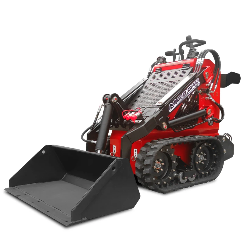 Купите автомобильный мини-погрузчик с бортовым поворотом от китайского бренда MENG, полноразмерный мини-погрузчик с бортовым поворотом