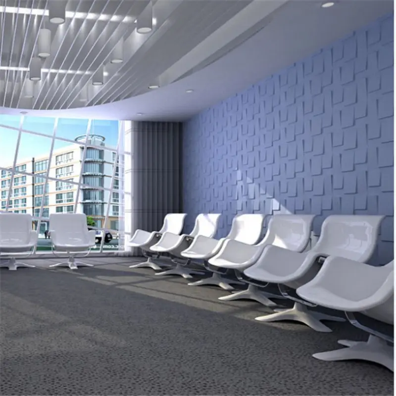 AISEN DECOR  Good Effect 50x50 Action Message Interior House Sea Adhesive Tile Panels Molds For Pvc 3d Wall Panel