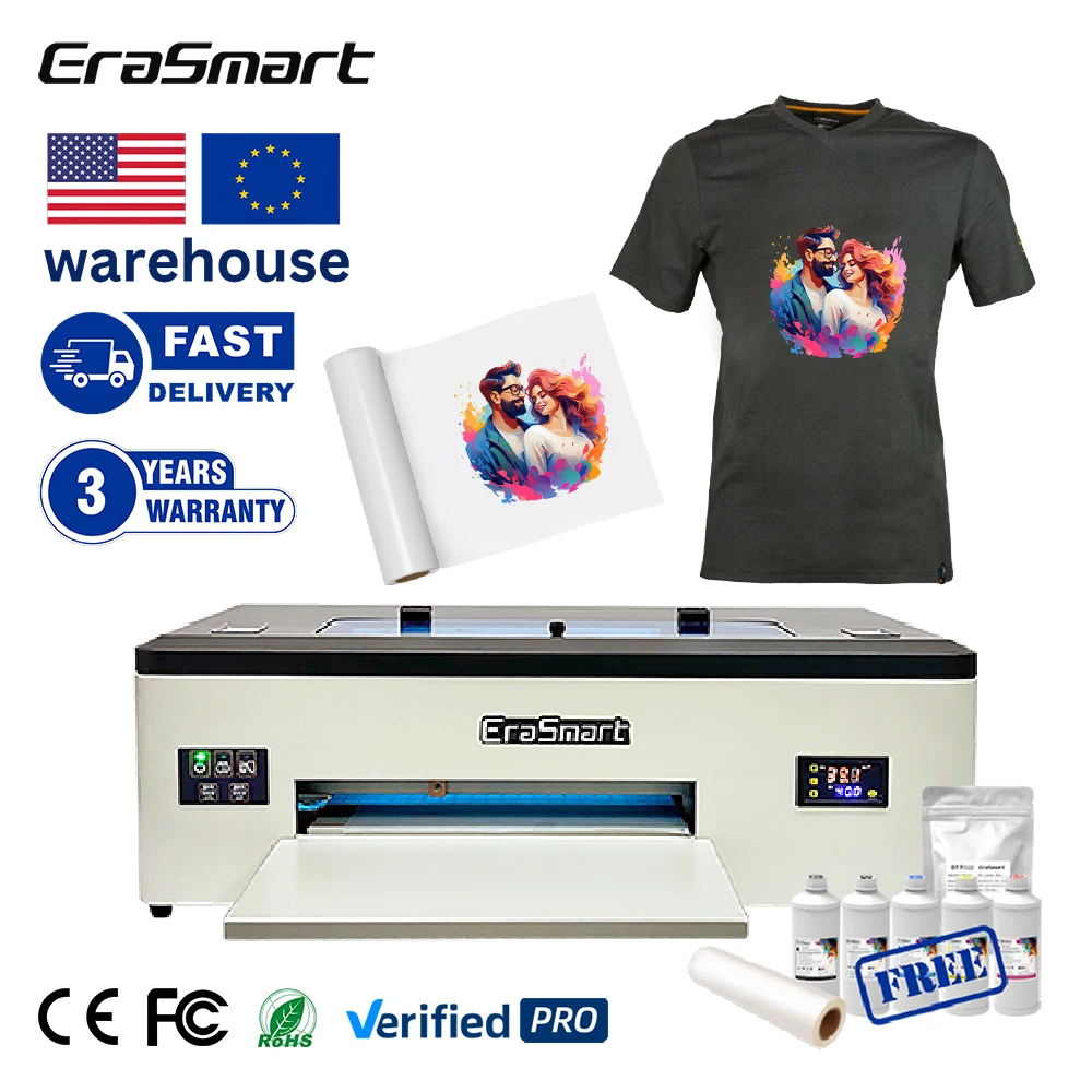 EraSmart 2024 Hot Selling A3 Dtf Printer With Powder Shaker Machines For Small Businesses