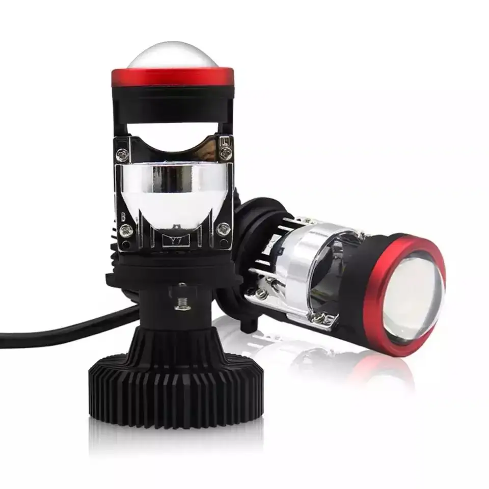 Wholesale H4 Led Headlight Projector Y6D Y7D Car Headlight Bulbs 35w High Low Beam Auto Lamp H4 Projector Bi Led