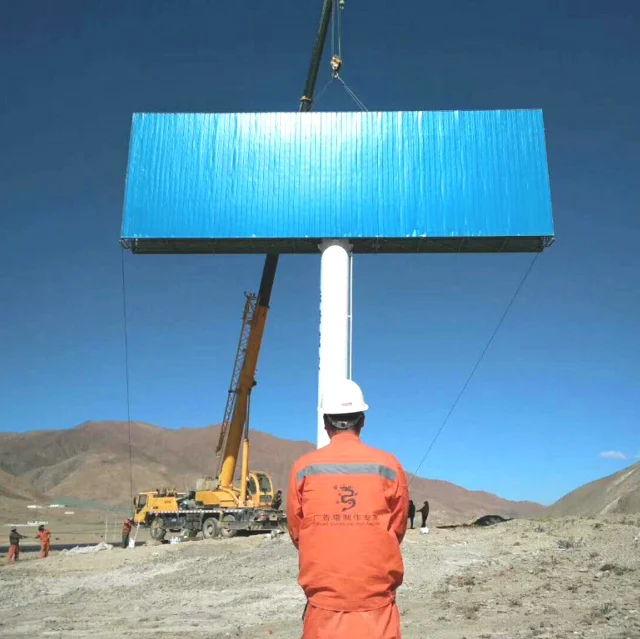 popular double sided outdoor billboard