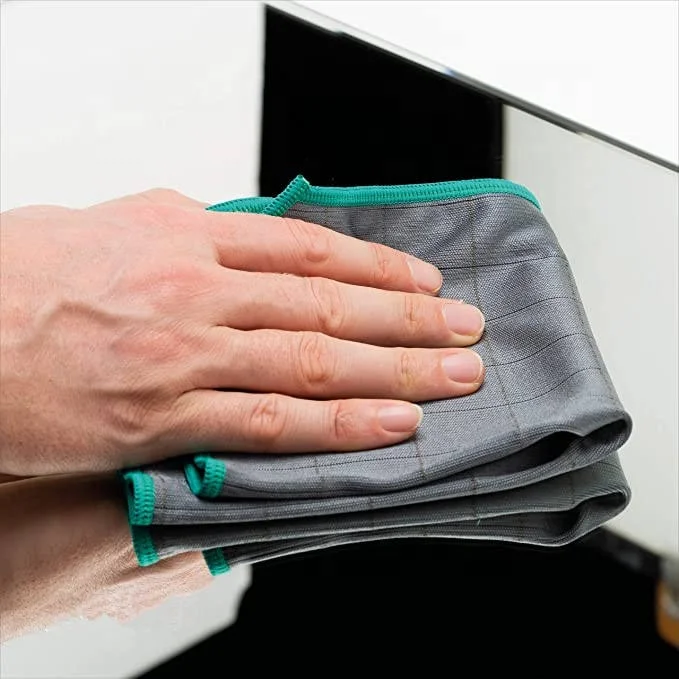Lint Free Carbon Microfiber All-Purpose Cleaning Cloth Glass Cloth