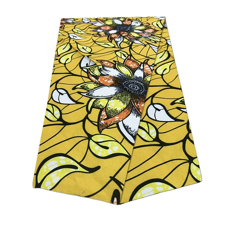 african cotton real wax printed cloth/african cotton real wax prints fabric
