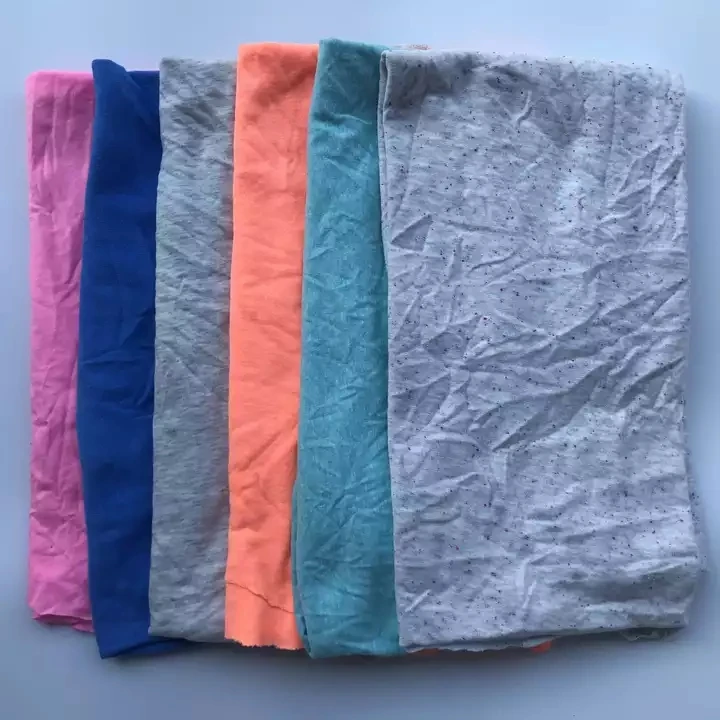 Scraps Marine Usasge 100% Cotton Cutting Waste T Shirt Soft Rag Industrial Cotton Wiping Cleaning Rags Kg