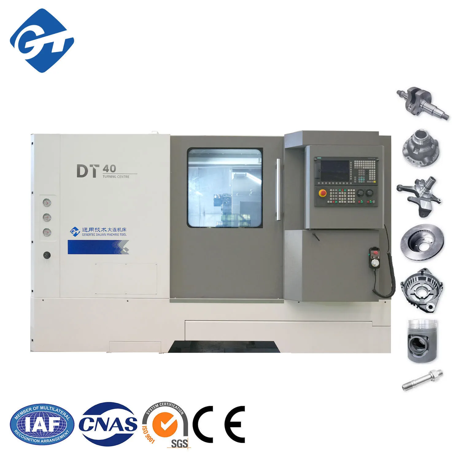 GT DMTG DT40 многофункциональный токарный и фрезерный токарный станок Cnc с живой оснасткой Torno Cnc Para Metal 1000 мм
