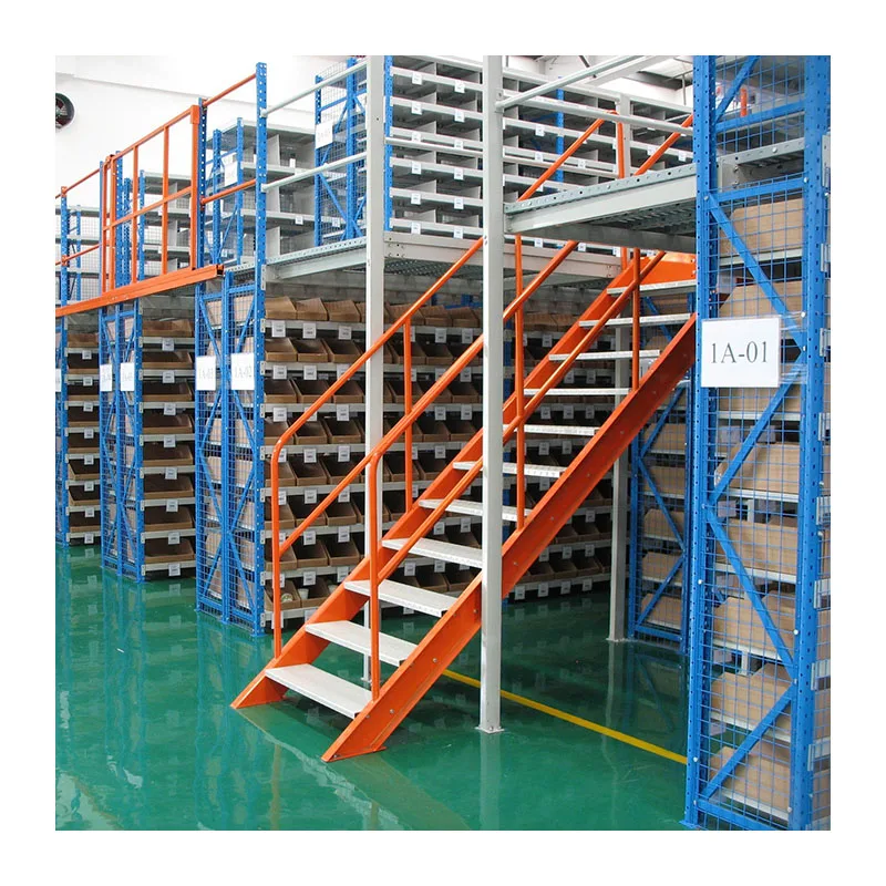China Cheap Mezzanine Racking Custom Manufacturer Real Factory Certified Warehouse Mezzanine Floor Storage System For Sale