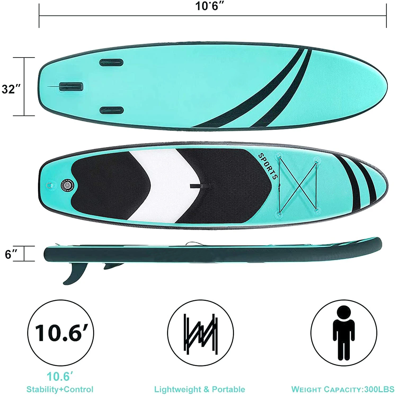Custom isup surfboard inflatable surf sup paddle board